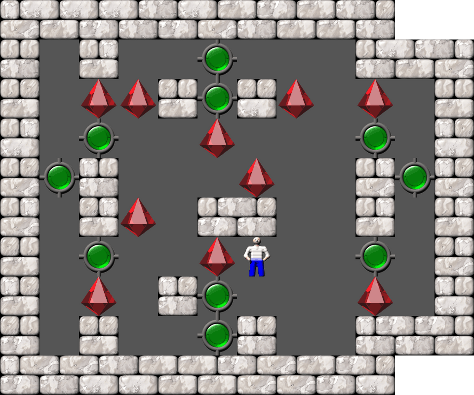 Sokoban Bugs collection level 13